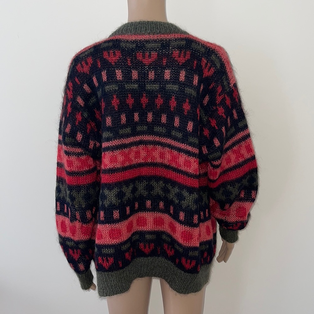 HANDCRAFTED | Longline multicolour cardigan - Picture 5 of 13